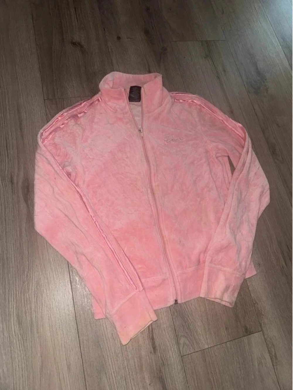 Y2K 2000s guess velour track jacket